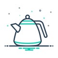 Mix icon for Kettle, kettledrum and beverage