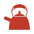 Kettle icon on white background. Royalty Free Stock Photo