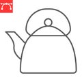 Kettle line icon