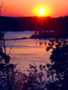 Kettle Moraine Wisconsin Sunset Royalty Free Stock Photo