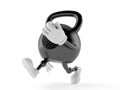 Kettlebell character running