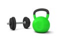 Kettlebell dumbbell weight lifting bodybuilding weightlifting fitness sport