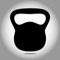 Kettlebell. Equipment for fitness. Sport inventory