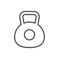Kettlebell Icon Royalty Free Stock Photo