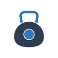 Kettlebell Icon Royalty Free Stock Photo