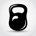 Kettlebell icon vector illustration Royalty Free Stock Photo