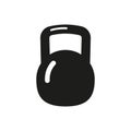 Kettlebell icon vector Royalty Free Stock Photo