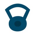 kettlebell illustration for lifestyle design. Sport equipment. Vector illustration Royalty Free Stock Photo