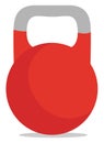 Kettlebell, illustration, vector Royalty Free Stock Photo