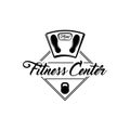 Kettlebell, The scales, weight scale. Fitness center logo. Vector illustration.