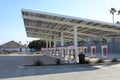 Kettleman City Tesla Supercharger Station Royalty Free Stock Photo