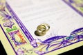 Ketubah - marriage contract in jewish religious tradition