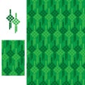 Ketupat icon seamless pattern