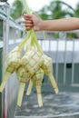 (Ketupat) is a regional specialty during the festive season