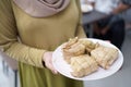 Ketupat or ricecake for eid mubarak Royalty Free Stock Photo