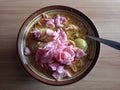 Ketupat Sayur Padang, Indonesian cuisine.