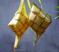 5. Ketupat Shells from Young Coconut Leaves (5) Royalty Free Stock Photo