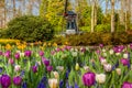 Keukenhof colorful Flowers.Gardens Lisse Netherlands Royalty Free Stock Photo