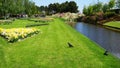 keukenhof,netherlands,holland;11/05/2019: Stunning spring landscape, famous Keukenhof garden with colorful fresh tulips, Royalty Free Stock Photo