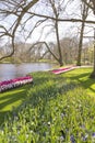 Keukenhof overview portrait Royalty Free Stock Photo