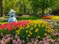 Keukenhof tulips april 2019 Royalty Free Stock Photo