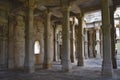 Kevda Masjid, built in stone and carvings details of architecture columns, an Islamic monument was built by Sultan Mahmud Begada Royalty Free Stock Photo