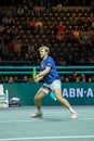 Kevin Krawietz playing the semi final at ABN AMRO Open 2023 tennis player at Rotterdam Ahoy arena