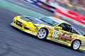 Kevin Rajoo drifting at Formula Drift 2010 Royalty Free Stock Photo