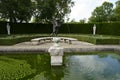 Kew gardens palace garden pond