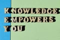 KEY, acronym for Knowledge Empowers You