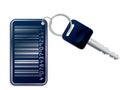 Key with bar-code access Royalty Free Stock Photo