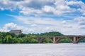 The Key Bridge and Potomac River in Georgetown, Washington, DC Royalty Free Stock Photo