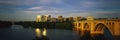 Key Bridge with Washington, DC skyline