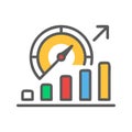 Key Business Performance Metrics Icon