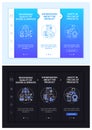 Key buyer rights onboarding vector template Royalty Free Stock Photo