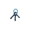 Key chain icon. Key set icon, Access Key Icon. Royalty Free Stock Photo