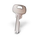 Key close-up isolated on white with clipping path Royalty Free Stock Photo