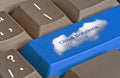 Key for cloud solutions Royalty Free Stock Photo