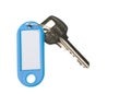 Key with color trinket Royalty Free Stock Photo