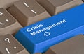 Key for Crisis Management Royalty Free Stock Photo