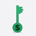 Key Dollar Sign