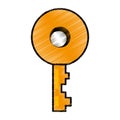 key door lock image sketch Royalty Free Stock Photo