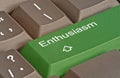 Key for enthusiasm