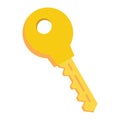 Key flat icon, security and password Royalty Free Stock Photo