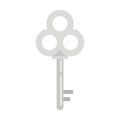 Key flat illustration Royalty Free Stock Photo