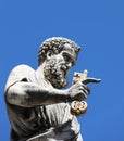 key of the gate of heaven on the hand of St Peter in Vatican Cit