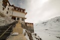 Key gompa tibetan monastery in Himalayas. Spiti valley, Himachal Pradesh, India Royalty Free Stock Photo