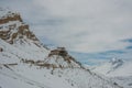 Key gompa tibetan monastery in winters. Spiti valley, Himachal Pradesh, India Royalty Free Stock Photo