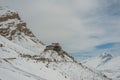 Key gompa tibetan monastery in winters. Spiti valley, Himachal Pradesh, India Royalty Free Stock Photo