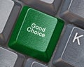 Key for good choice